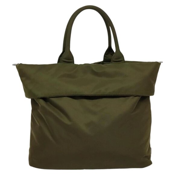 PRADA Hand Bag Nylon 2way Khaki - Picture 3 of 16